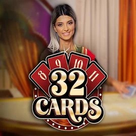 32 Cards slot logo by Ezugi at EliteSpin Casino