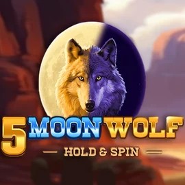 Slots logo of 5 Moon Wolf from Apparat Gaming at EliteSpin Casino