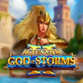Try Age Of The Gods: God Of Storms 2 slot by Playtech on elitespins.eu – logo image