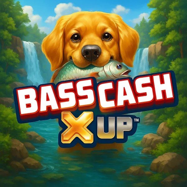 Bass Cash X UP logo – Slots by Alchemy Gaming at EliteSpin Casino