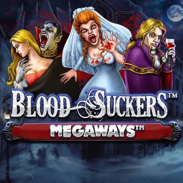 Blood Suckers Megaways online game logo by Red Tiger Gaming on elitespins.eu