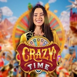 Crazy Time logo by Evolution EliteSpin Casino