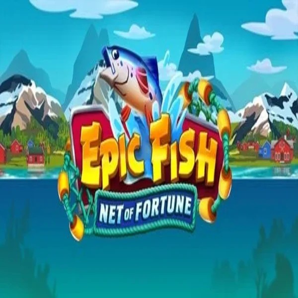 Epic Fish Net of Fortune by Quickspin, showcased at elitespins.eu – game logo