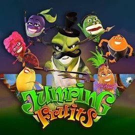 Jumping Fruits logo by Wazdan EliteSpin Casino