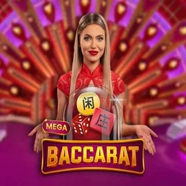 Mega Baccarat by Pragmatic Play, showcased at elitespins.eu – game logo