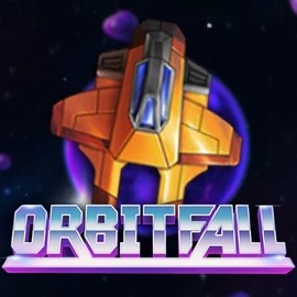 Orbitfall slot logo by ELK Studios at EliteSpin Casino