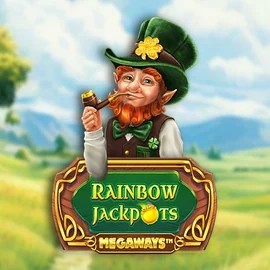 Rainbow Jackpots Megaways casino game by Red Tiger Gaming – featured logo at EliteSpin Casino