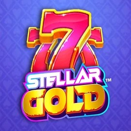 Official Slots logo: Stellar Gold by Snowborn Games at EliteSpin Casino