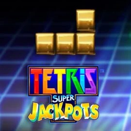 Tetris Super Jackpots by WMS, showcased at elitespins.eu – game logo